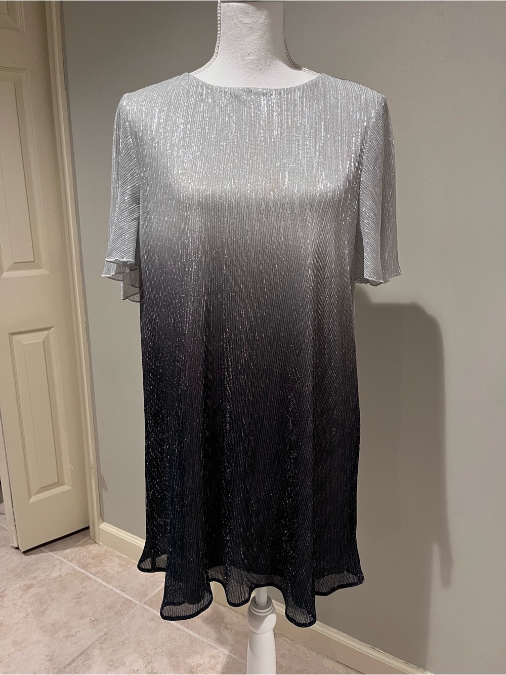 Show Me Your MuMu Ombre Metallic Dress